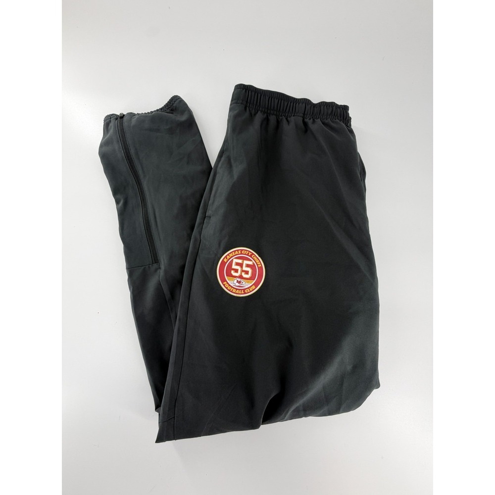 Kansas City Chiefs Nike NFL Dri Fit Team Issued Grey Pants Joggers Mens XL #55